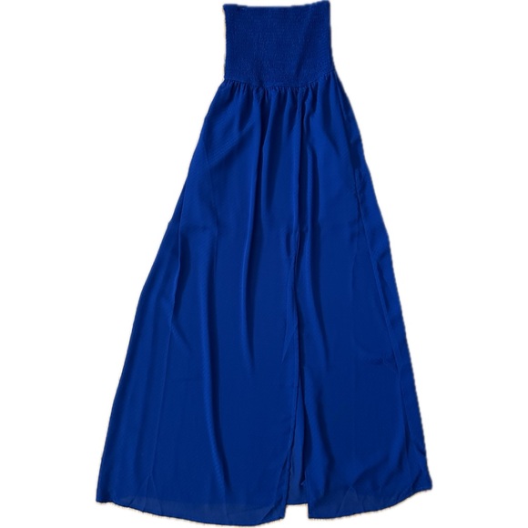 Dynamite Smocked Strapless Maxi Dress - Picture 2 of 4